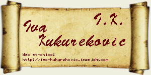 Iva Kukureković vizit kartica